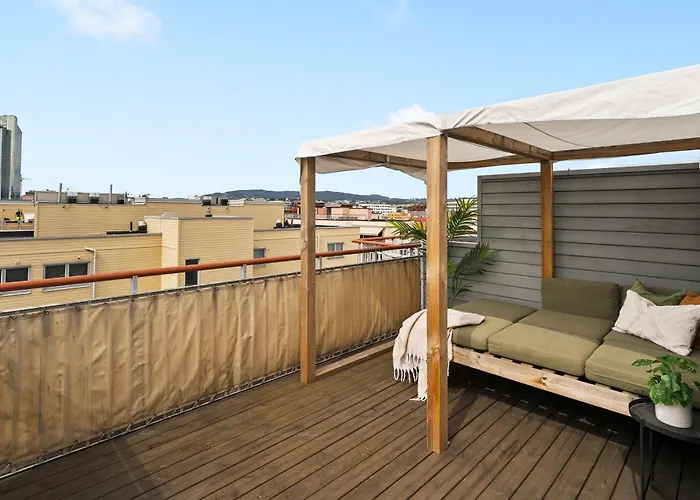 Apartment Penthouse 3-story With 2 Terraces & Balcony Oslo