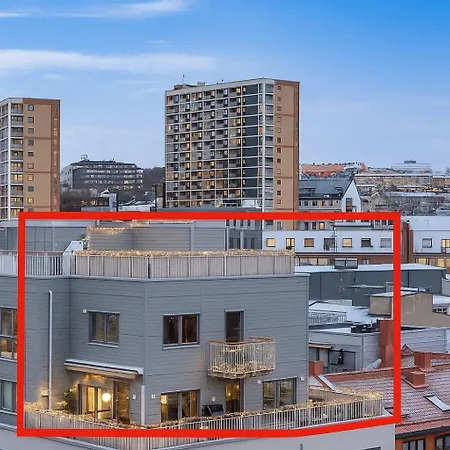 Penthouse 3-story With 2 Terraces & Balcony Daire Oslo